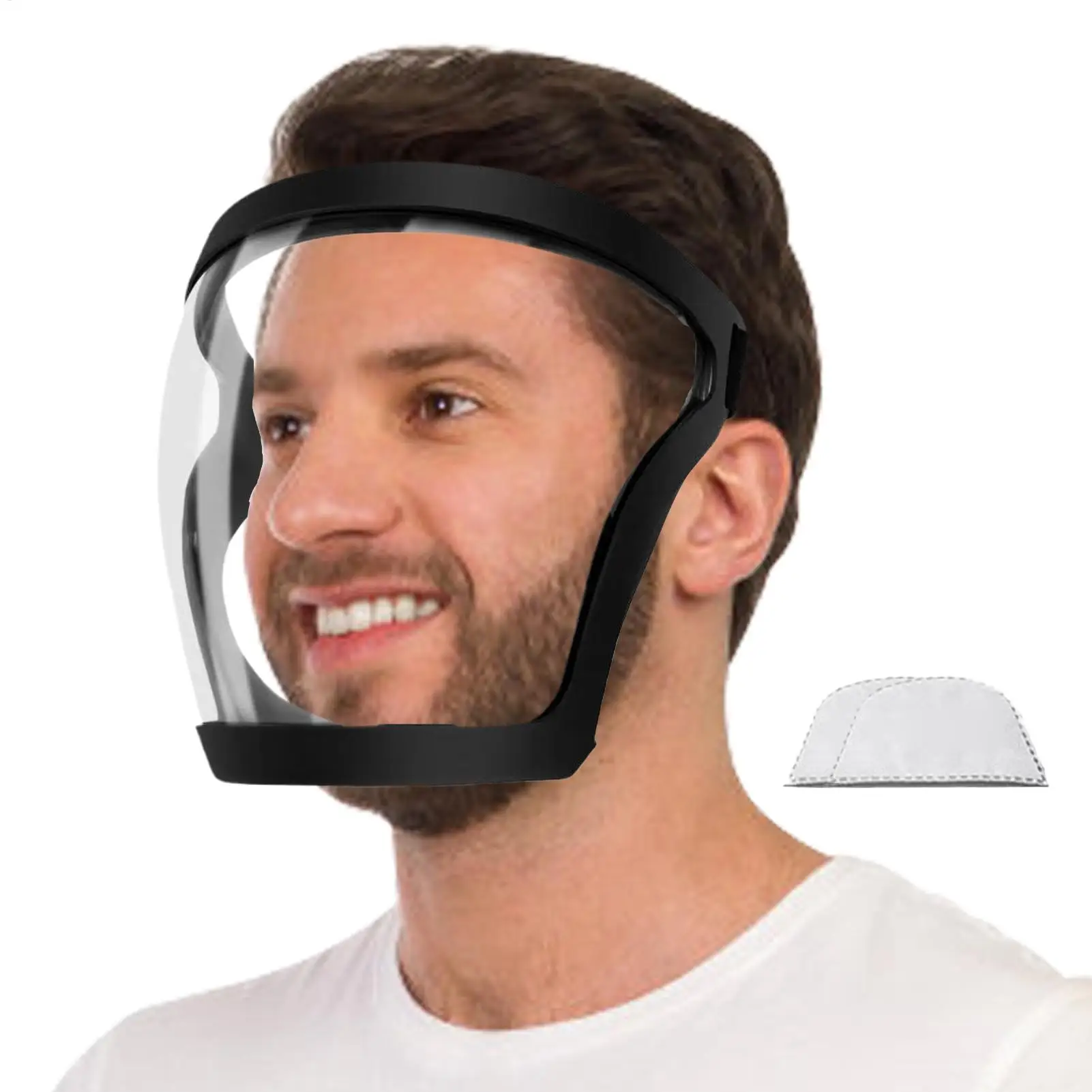 Anti-Fog Protective Face Mask - Dust/Splash Resistant for Sports, Riding, Work, Grinding, Weeding/Mowing