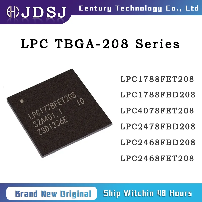 

Brand New Original LPC1788FET208 LPC1788FET208 LPC4078FET208 LPC2478FBD208 LPC2468FBD208 LPC2468FET208 IC Chip