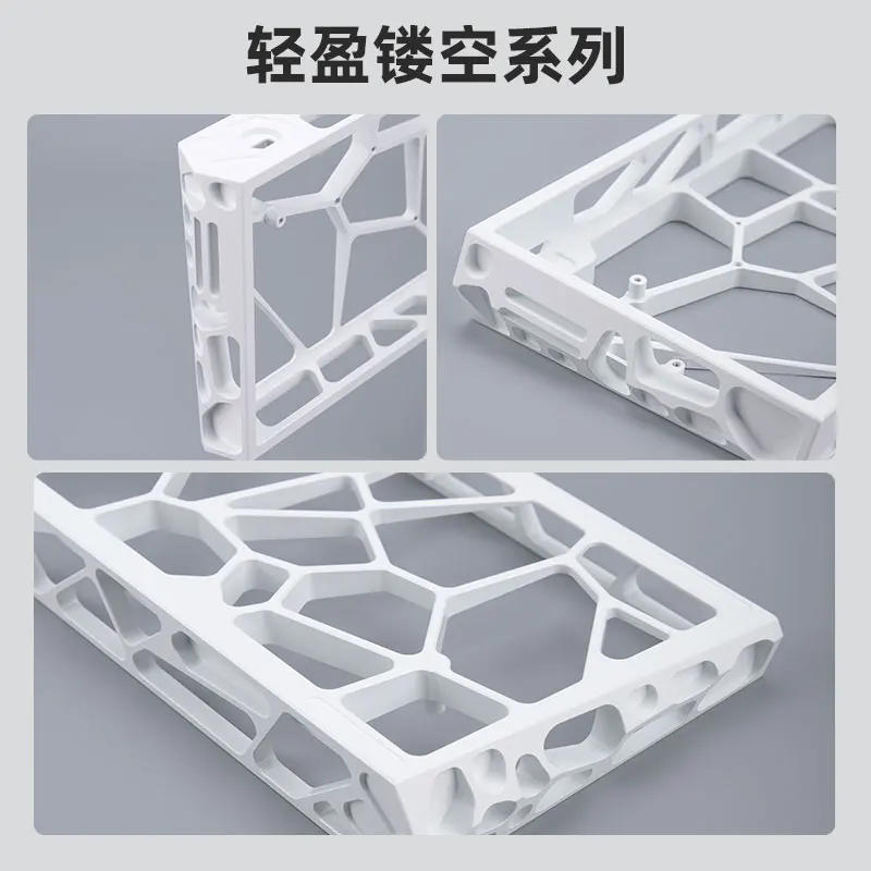 Wooting 60he/gh60/holy60 Keyboard Case For Mad60he Raven61 Aula Win60 Gt60 Hollow Aluminum Keyboard Shell Diy Accessories