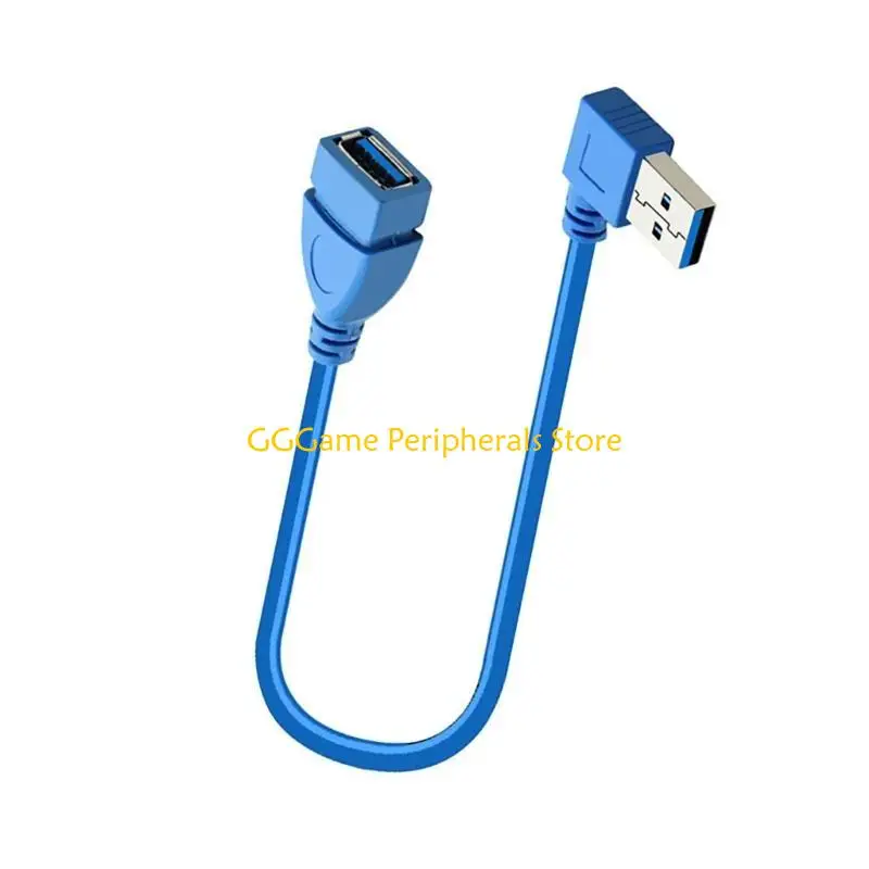 U55b super rápido extensão usb com ângulo direito e esquerdo 90 graus um macho para fêmea para laptop usb disco