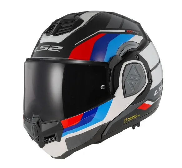 

Original LS2 FF906 Advant Full Face 180 Degree Rear Flip Up Motorcycle Modular Double Lens Helmets for Men Women Universal
