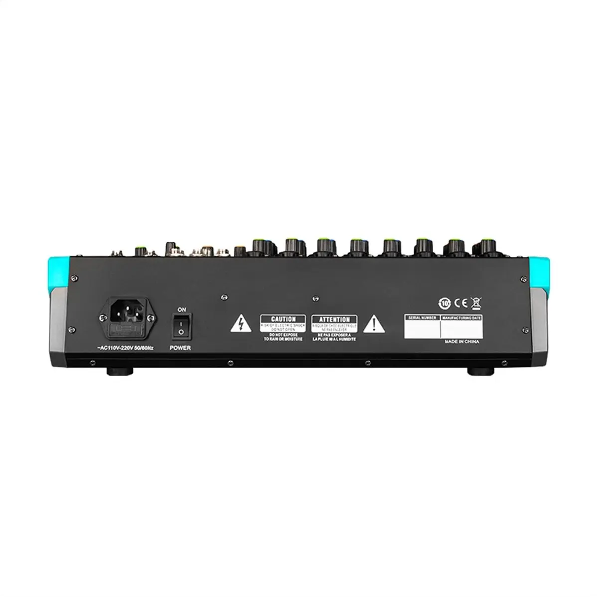NNnew Professional Audio Mixer GAX-PA8 Channel Sound Board Console Mixing Desk System Interface Built-in 256 Reverb Effect
