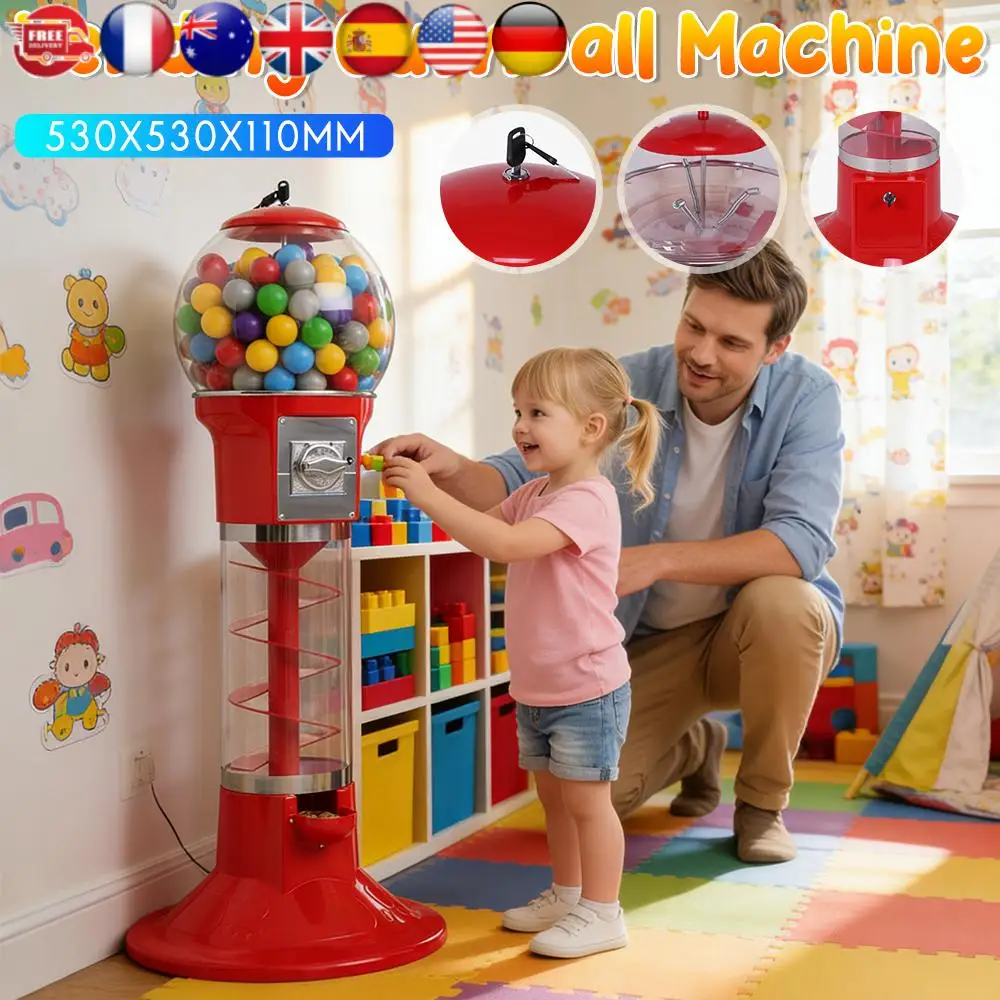 

Торговый автомат с игрушками-капсулами (гашапон) для детей, конфет, прыгающих шариков, для коммерческого использования в торговых центрах ﻿