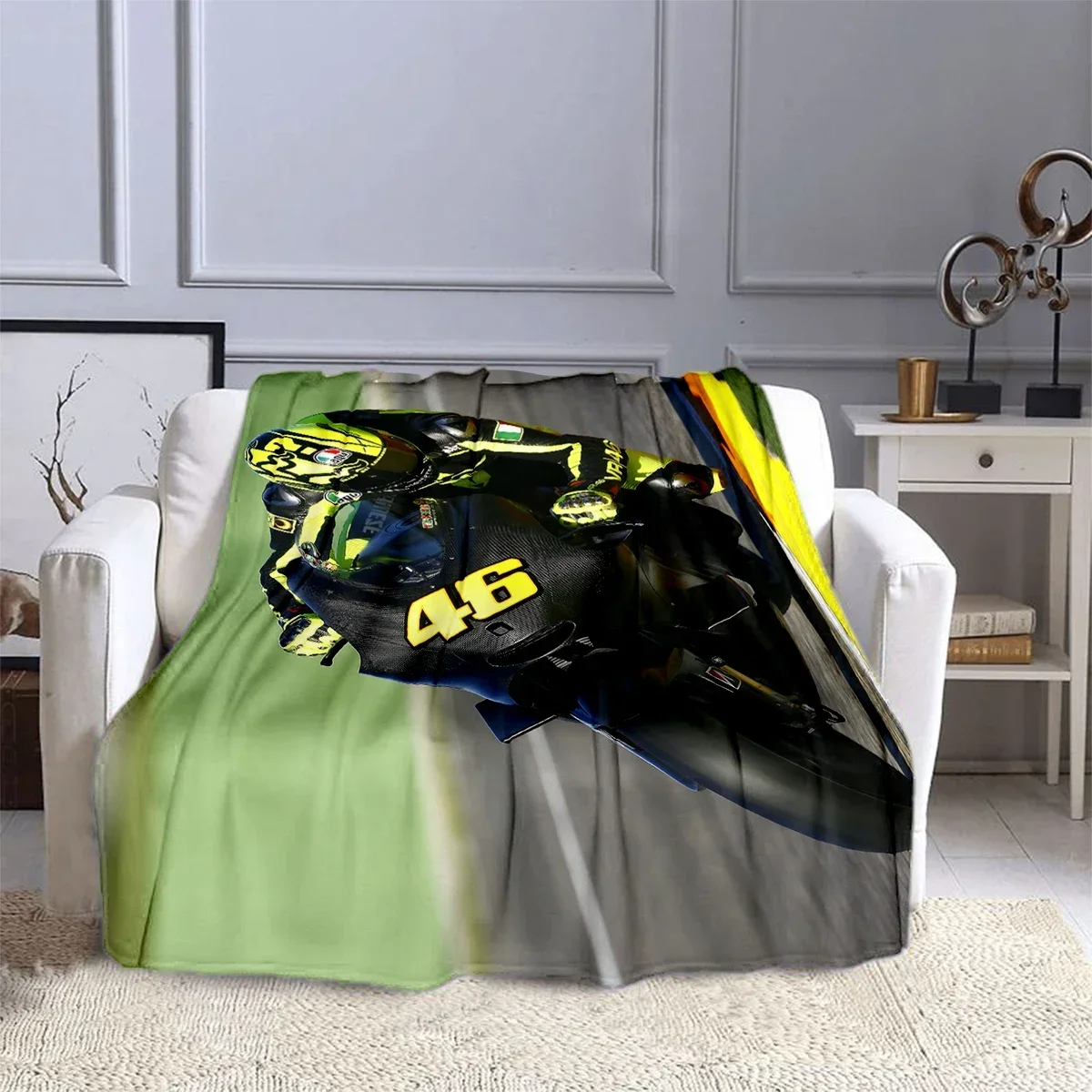 Motorcycle GP Mountain biking Speed moto Blanket for Children Flannel  Soft  Comfortable  Home Travel  High Quality  Blankets