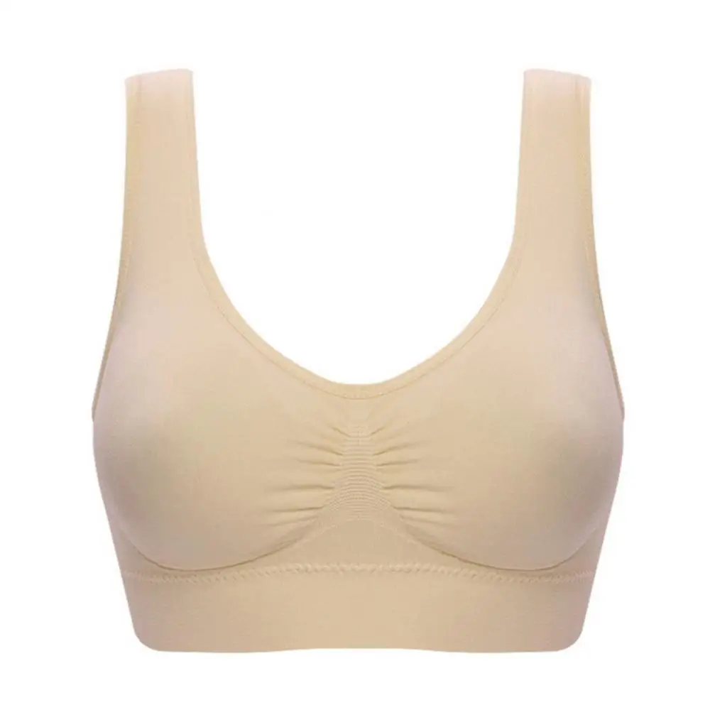 Fashion Tube Top Women Sexy Single Layer Seamless Bra Wireless Sports Yoga Shapewear Tube Top Intimate