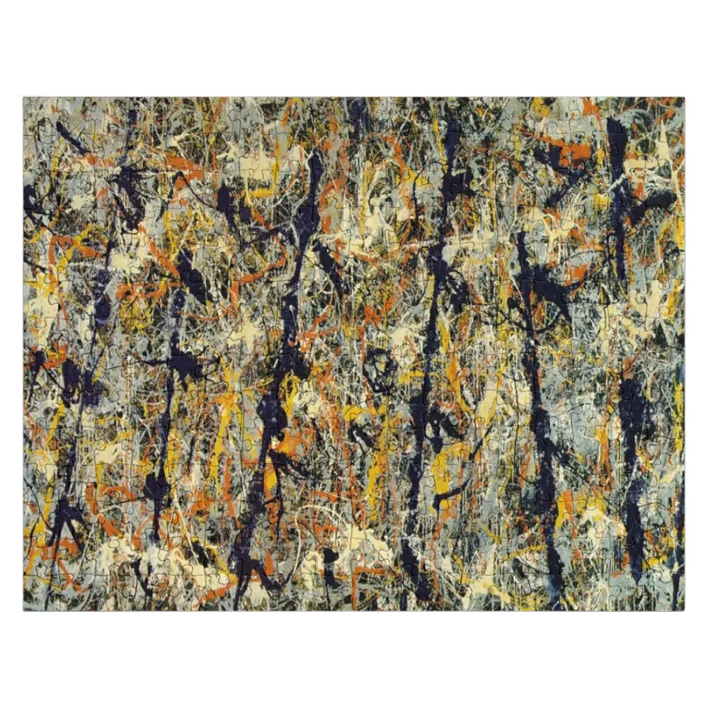 

Number 11--- Jackson Pollock Jigsaw Puzzle Christmas Gifts Wooden Name Custom Personalized Custom Child For Children Puzzle