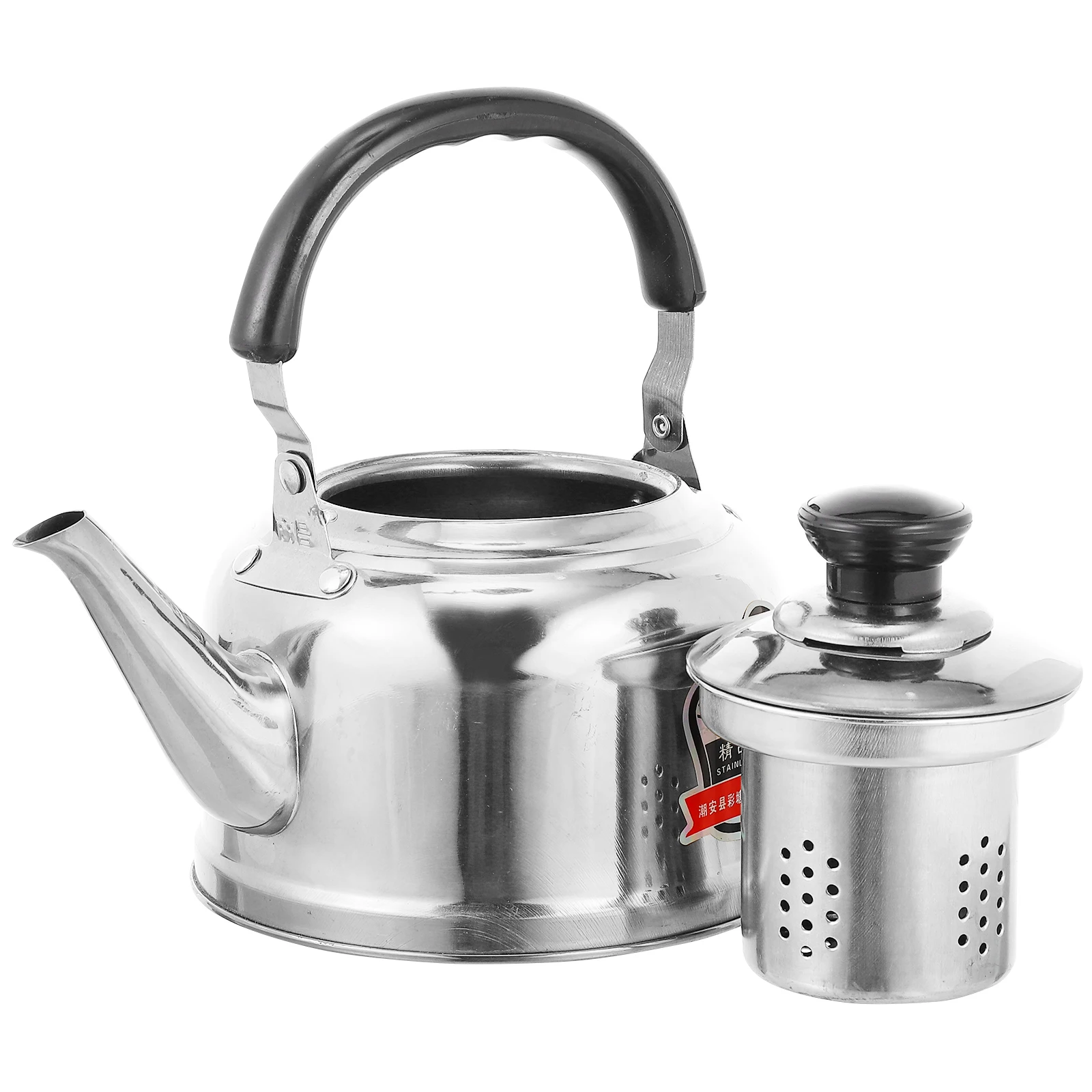 

Stainless Steel Kettle for Stovetop Boiling Water Milk Teapot Anti Scald Handle Pot Large Capacity Lightweight