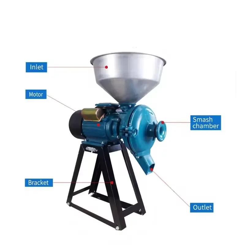 Hot Selling Disc Mill/ Electric Corn Mill Grinder/grain Crusher Spice Crushing Machine with High Quality