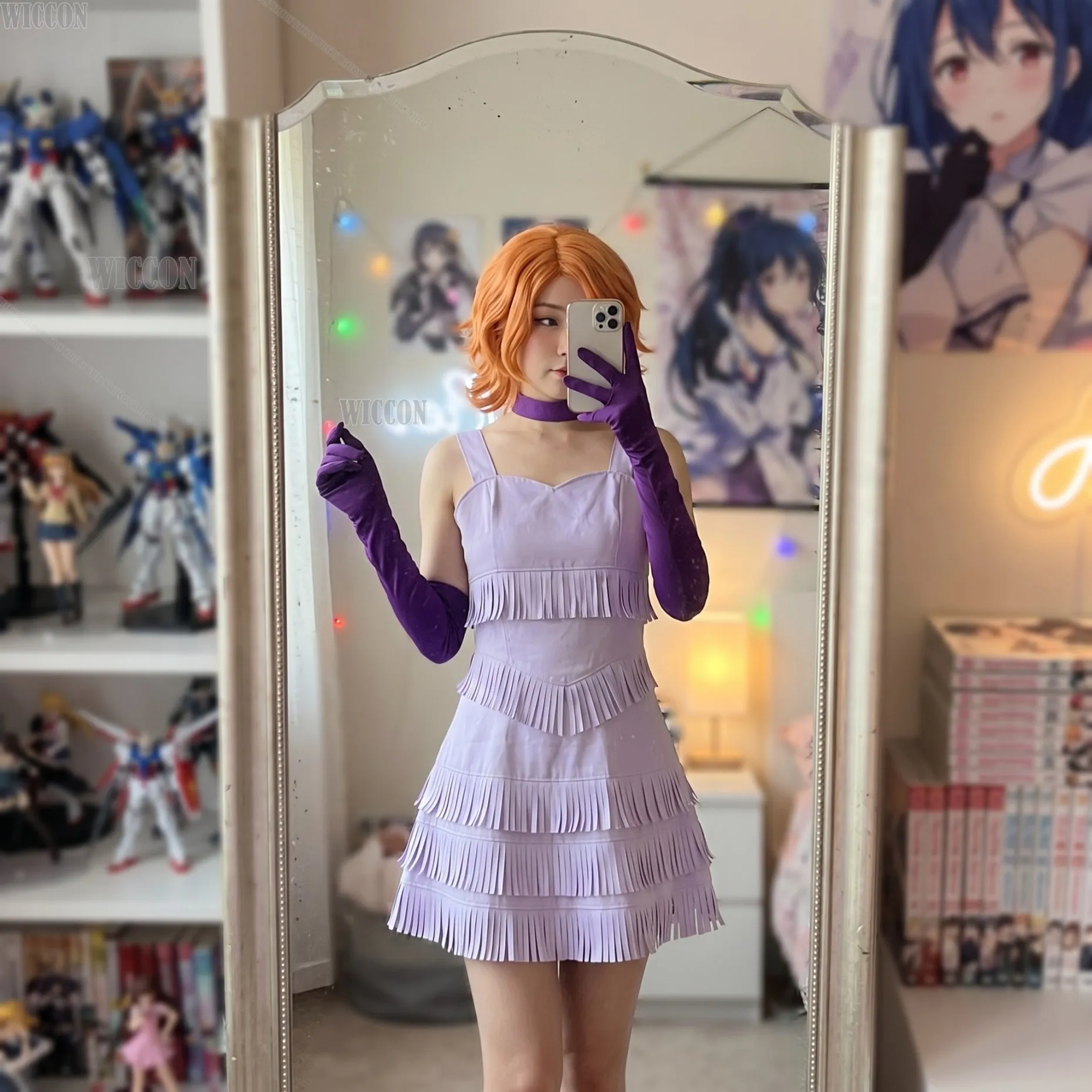 Custom Made Any Size Gangster Flower Uniform Lolita Dress Mafia Jinx The Loose Cannon Cosplay Costume Halloween Christmas Party