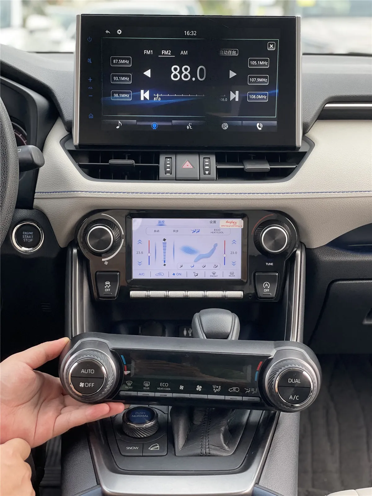 AC Panel For Toyota RAV4 2020  Climate Air Conditioning Panel Control Replacement LCD Touch Screen