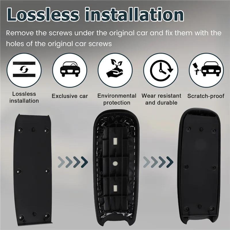 925-002 Reemplazo de la cubierta del reposabrazos de la tapa de la consola central del coche para Chevy Blazer 1998-2004 15718163AM