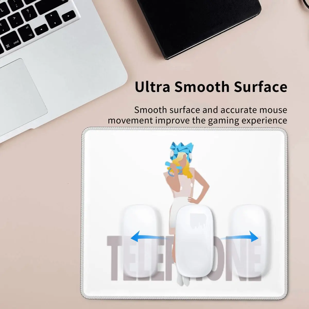 

Lady Gaga Telephone Mouse Pad Computer Keyboard Mouse Mat Gamer PC Laptop Desk Mat Office Accessories Table Mats