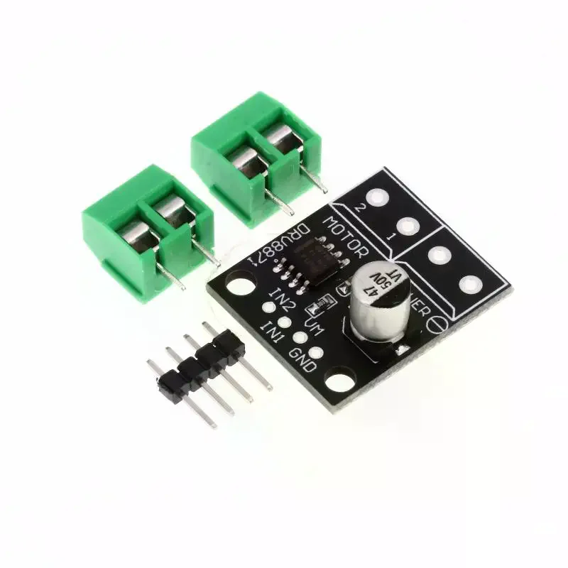 DRV8871 Brushed DC Motor Driver H-Bridge Breakout Board 1/2 Sets PWM Control Low Loss for Motor Speed Adjustment
