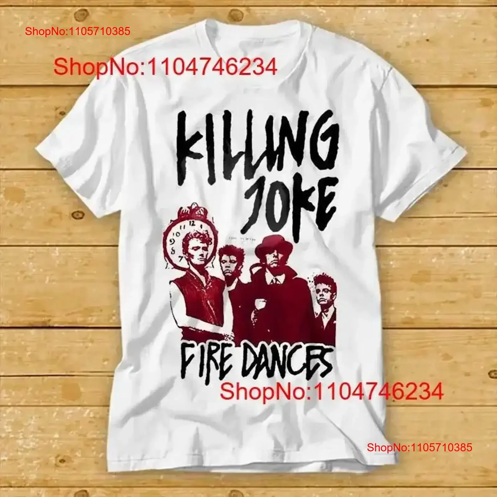 Killing Joke Fire Dances Music T Shirt Meme Top Live Band Concert 2262 vintage Washed Stretched fashion Casual Comfortable