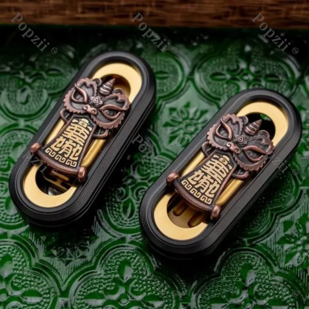WANWU EDC Popping EDC Magnetic Tuning Fork Mechanical Magnet Fidget Slider Anxiety Toys Decompression Toy
