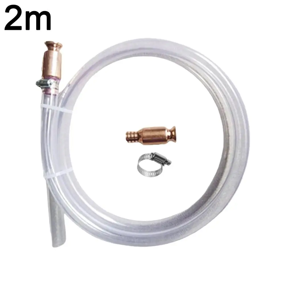 1/1.5/2/4m Gas Siphon Hose Pump Shaker Siphon Valve Virgin For Gasoline Fuel Transfer Safe Multi-Purpose Self Priming Pump T3O9