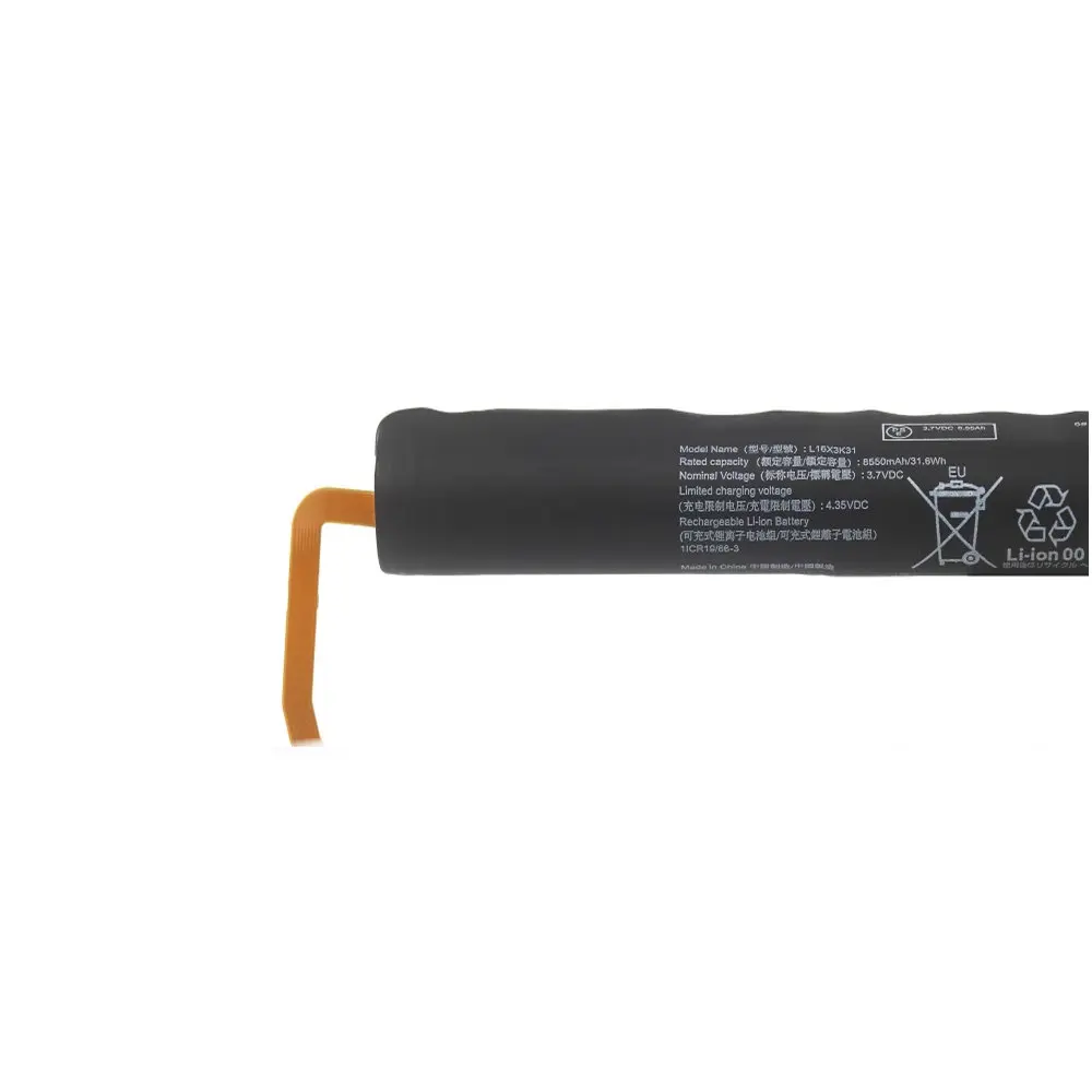 Imagem -02 - Bateria Original para Lenovo Yoga Tab3 Plus 3.7v 8550mah L16x3k31 L16d3k31 L16c3k31 X703f X703l Yt-x703f Yt-x703l