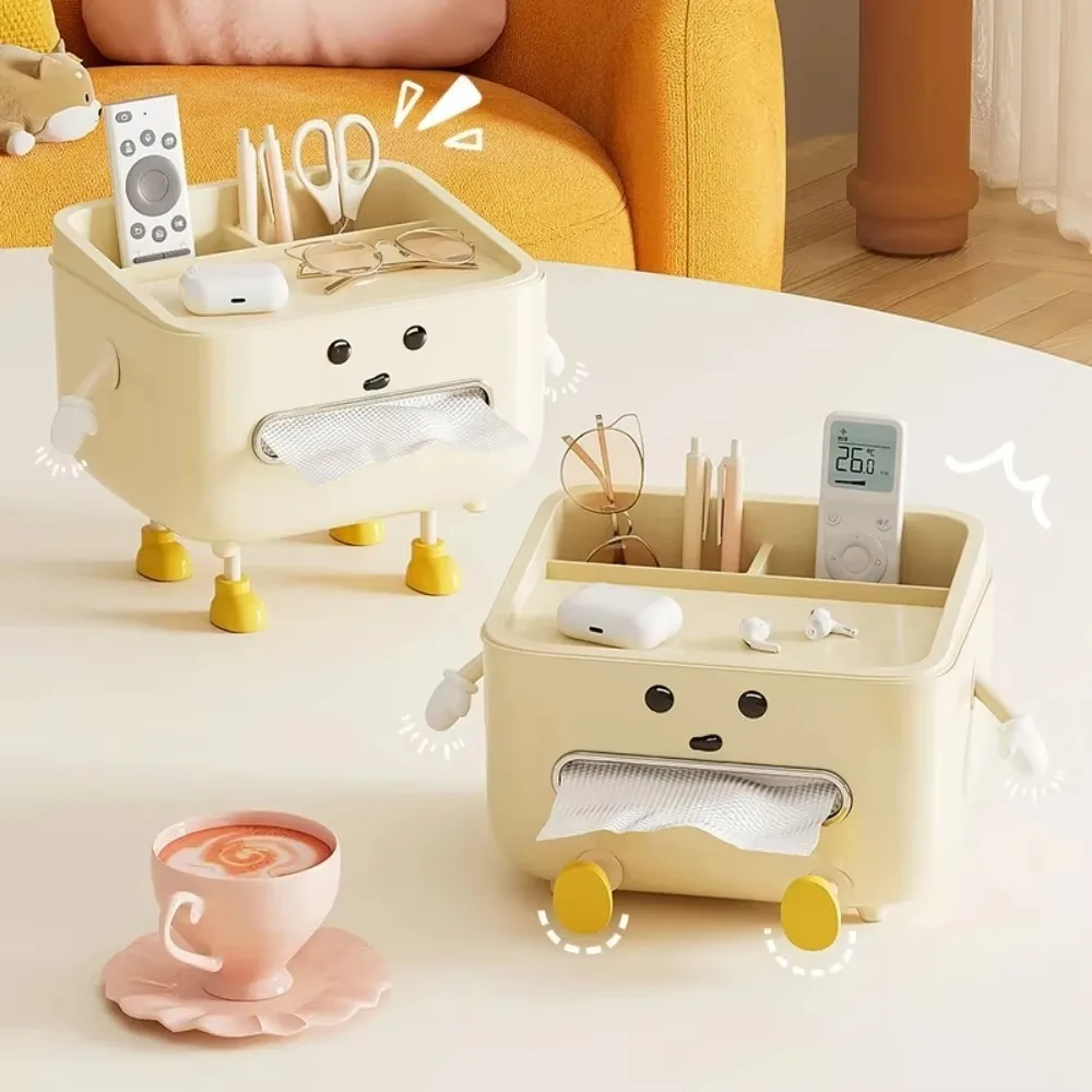

Paper Towels Boxes Living Room Creatives Tissue Boxes Multi Functional Storages Paper Box for Bedrooms Bedside Remote Control