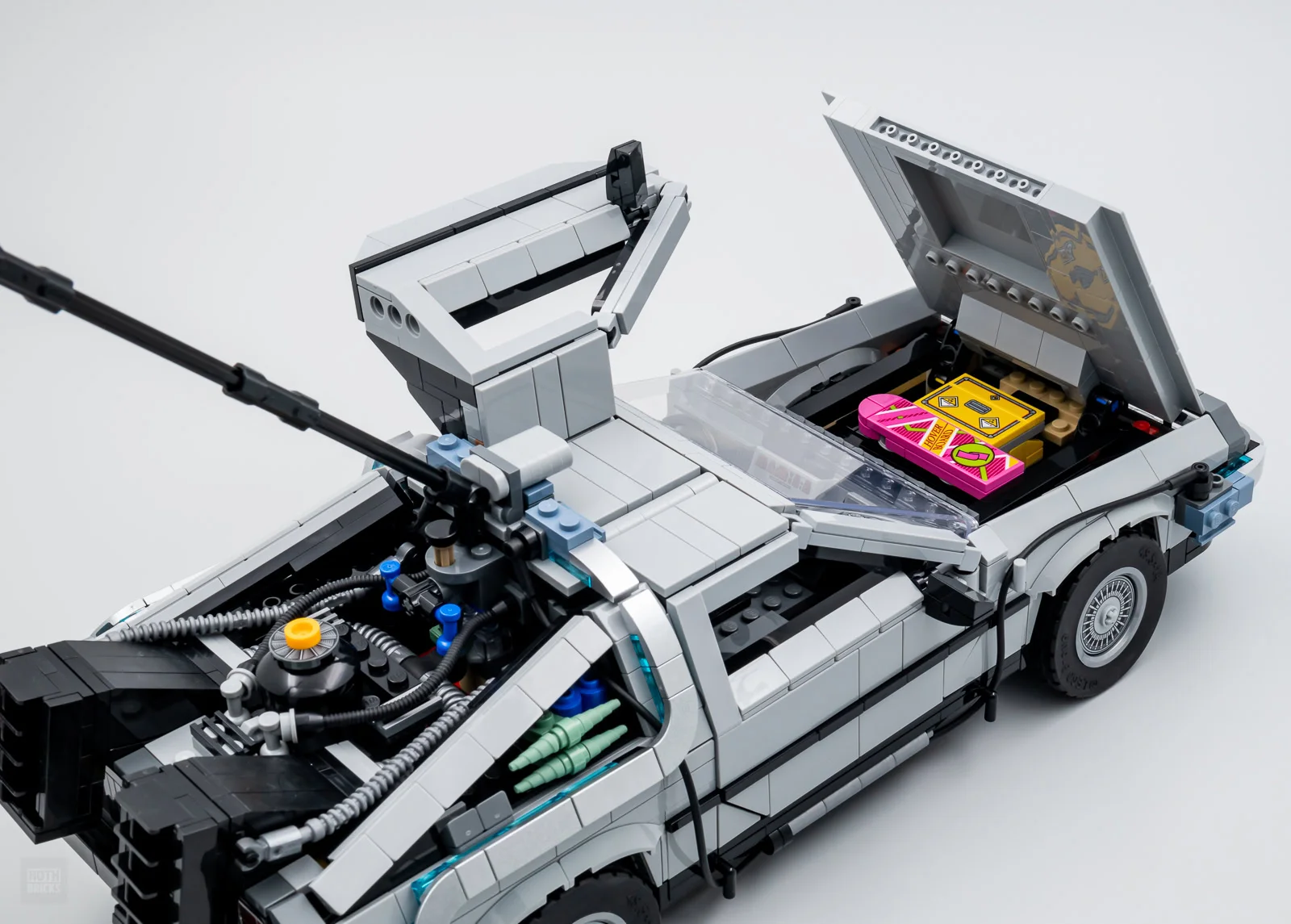 التكنولوجيا العودة إلى المستقبل 1872 قطعة مع شخصيتين 10300 المقتنيات DeLorean DMC-12 3 في 1 اللبنات نموذج سيارات الطوب