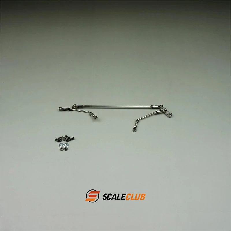 Scaleclub 1/14 Tamiya 8X8 8X4 heavy tractor truck front 1 axle rear 3 axles linkage steering rod