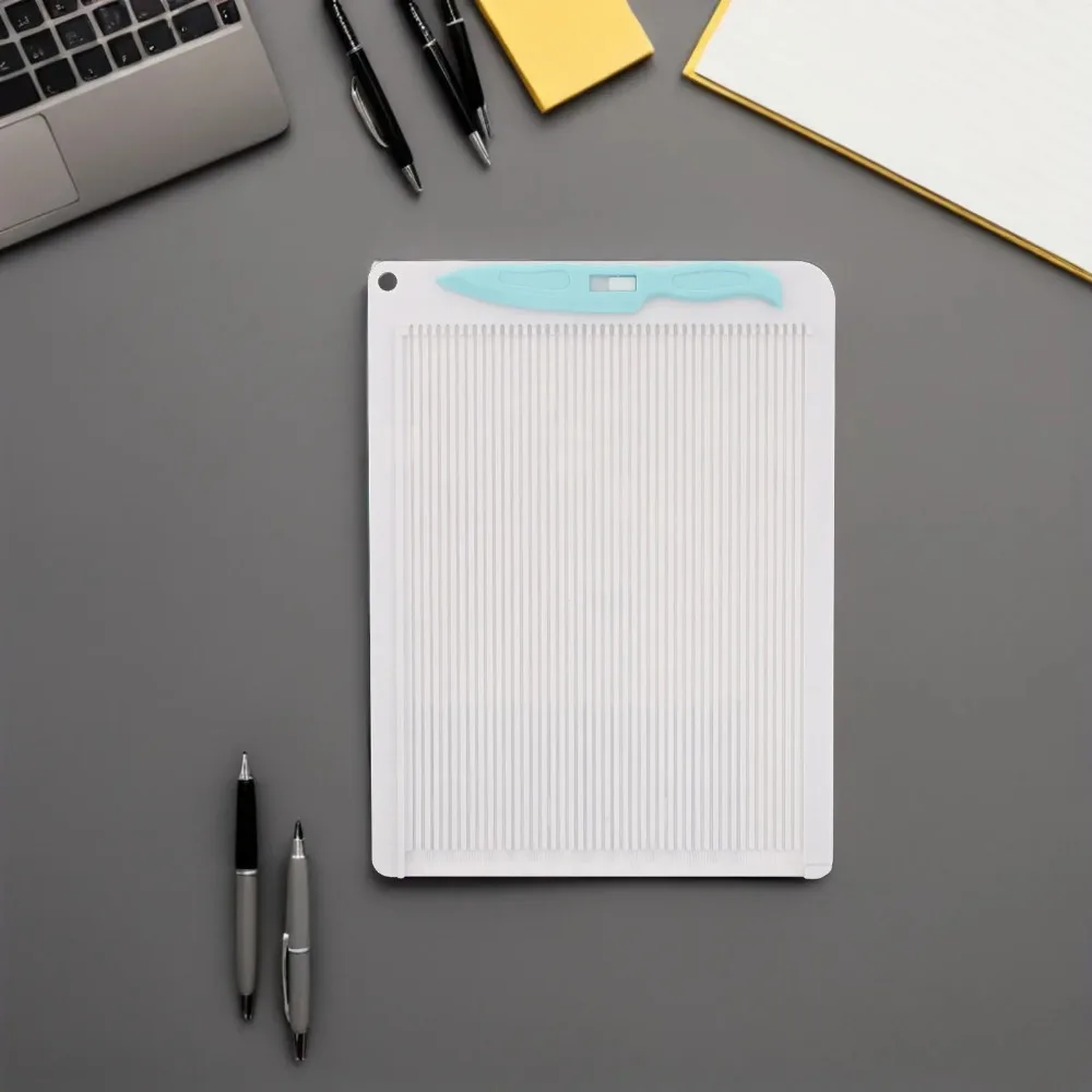 Measuring Grid Paper Trimmer Scoring Board Rectangular Plastic Envelope Maker Board DIY with Paper Cutter Origami Tool Crafts