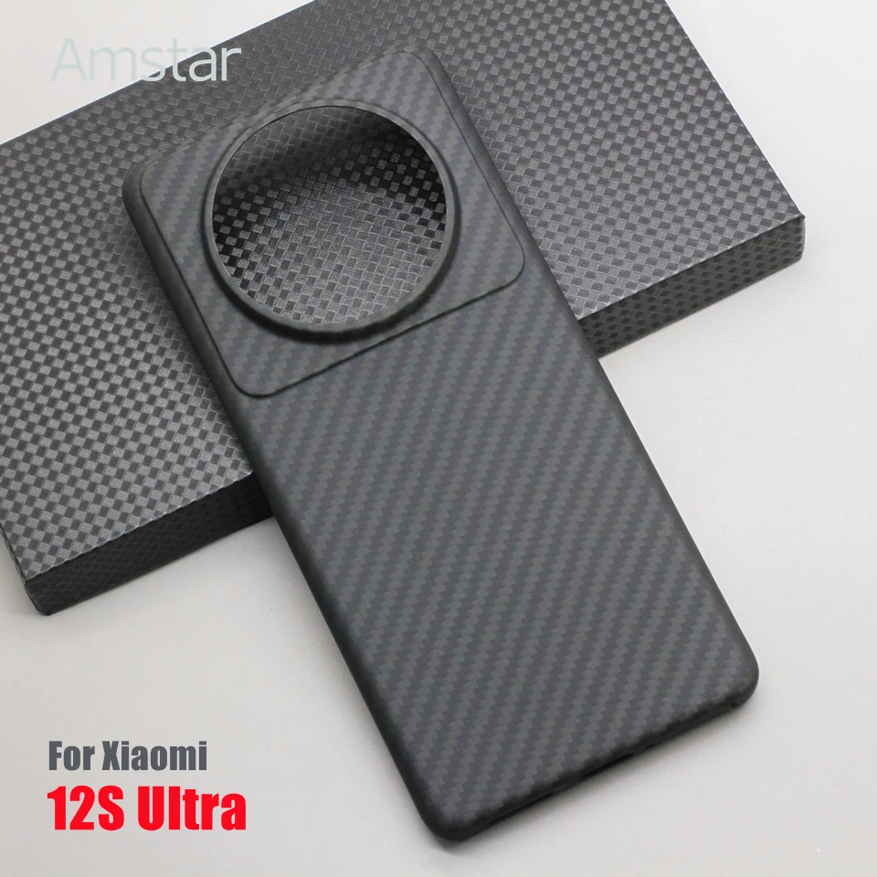 

Amstar Carbon Fiber Protective Case for Xiaomi 12 12S 11 10 Pro 12X 12S Ultra Mix4 Cases Ultra-thin Business Aramid Fiber Cover