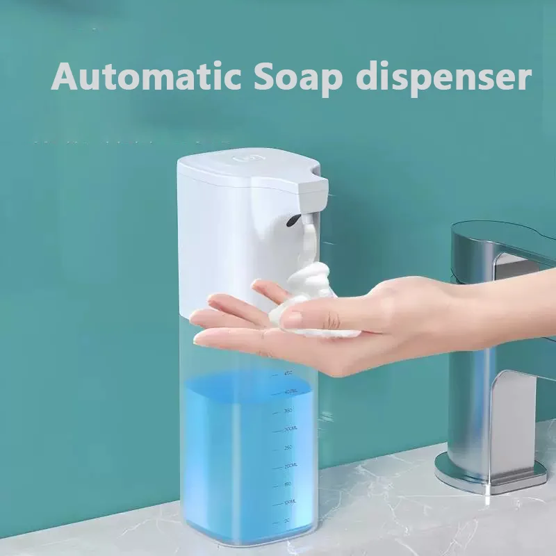 Smart Induction Foam Dispenser, Wall-mounted Automatic Touchless Soap Gel Dispenser for Home Bathroom