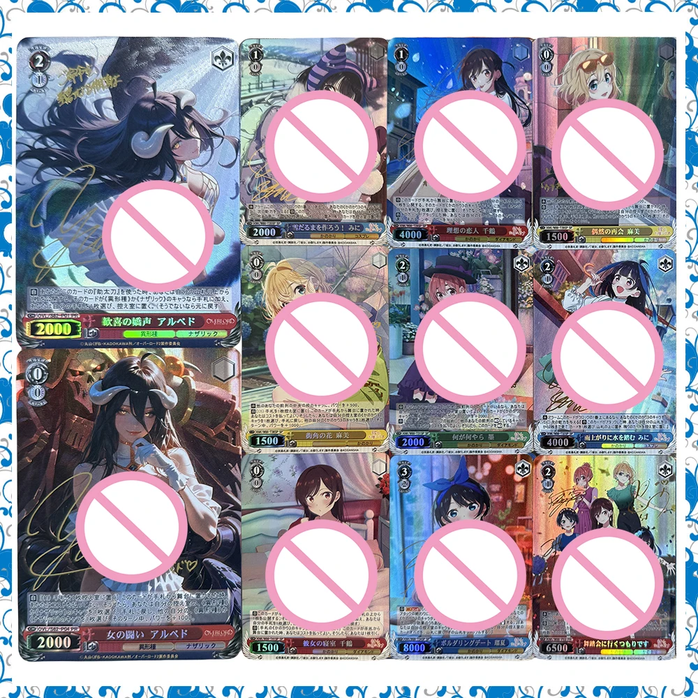 

Коллекционная карта DIY ACG Weiss Schwarz аниме Albedo Nakahara Mai Ichinose Mizuhara Chizuru сексуальная игра игрушка фестиваль подарок на день рождения