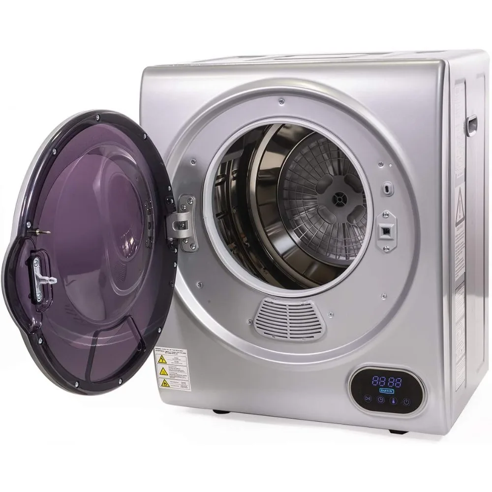 Tumble dryer Digital timer automatic portable electric suitable for apartment, RV, gym clothes