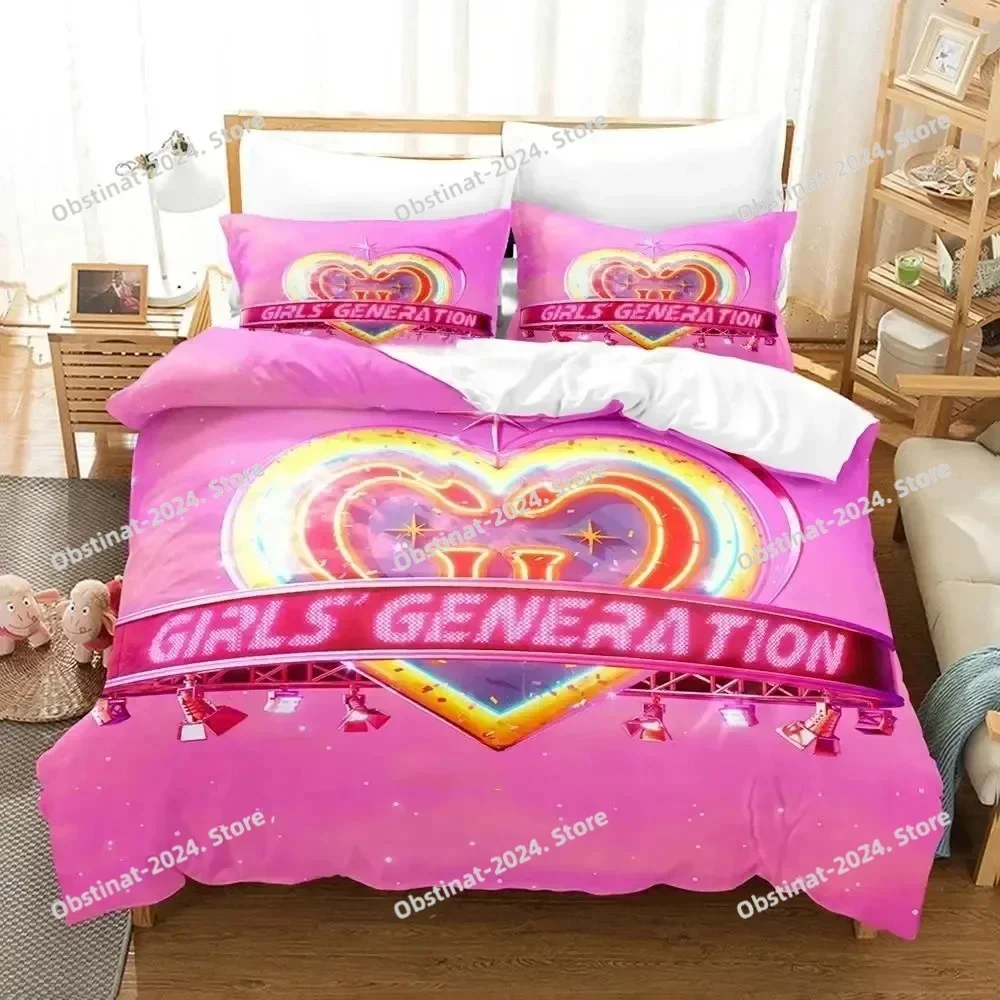Kpop Girls Generation Bedding Set Duvet Cover Full Queen King Size Pillowcase Bed Printed Bed Set Aldult Kid Bedroom Single Twin
