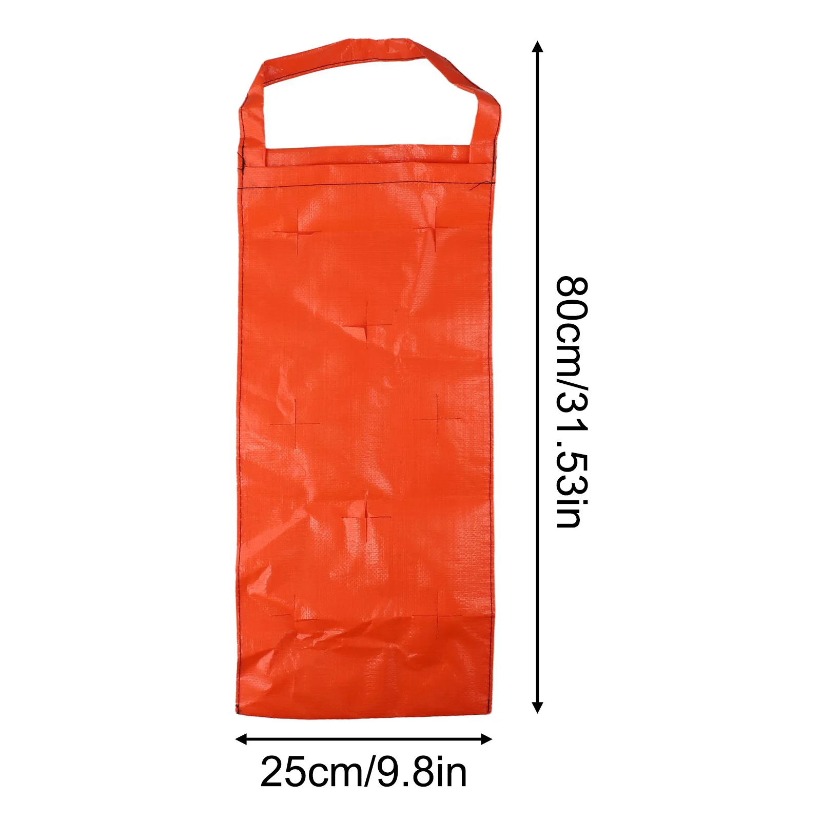 Multi Purpose Canvas Upside Down Tomato Strawberry Plant Flower Plant Grow Bag for Herb Strawberry and Pepper Growth