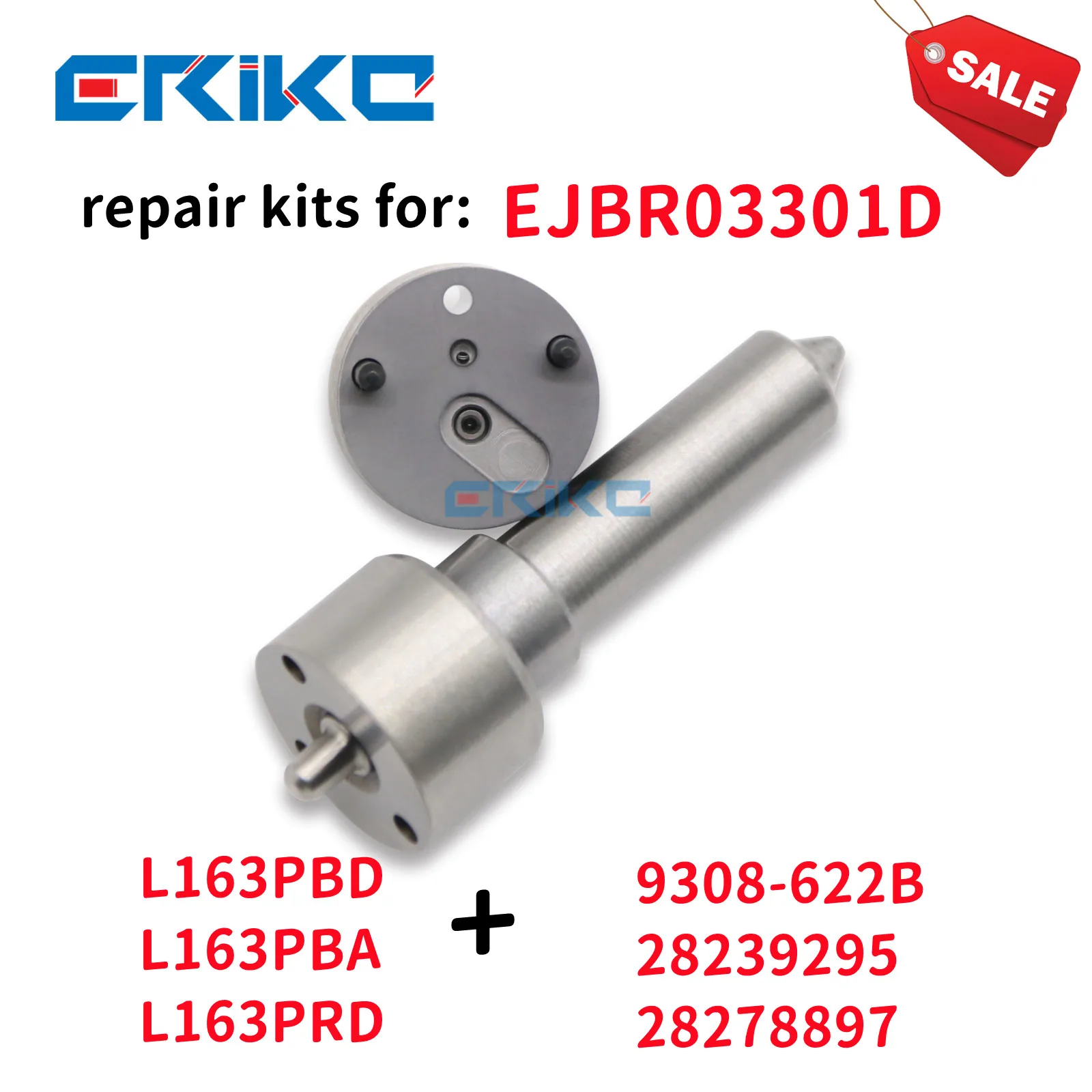 EJBR03301D Repair Kit 7135-625 EJB R03301D EJBR 03301D Nozzle L163PBD L163PBA L163PRD Valve 9308-622B for JMC Transit 2.8L