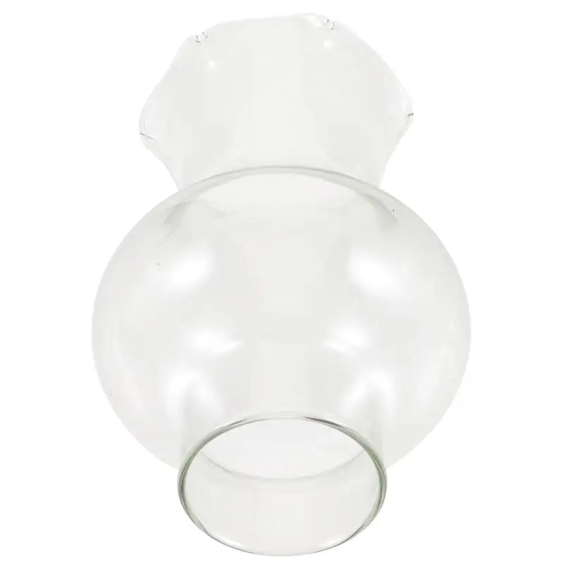 28-Loch-Lampenschirm aus Glas, Lampenschirm aus Glas, Lampenschirm aus Glas, klare Kerosinlampe, Kamin, Kerosinlampenabdeckung