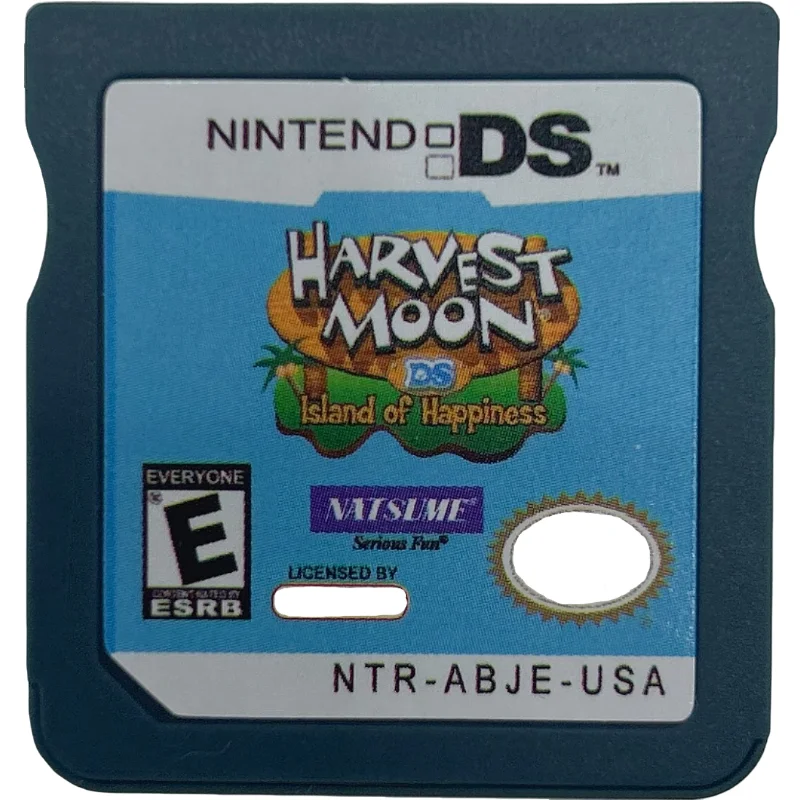 Anime Game Classic Nostalgia NDS Console Cartridge Harvest Moon DS Series Sunshine Islands Grand Bazaar Collection Gifts Toys