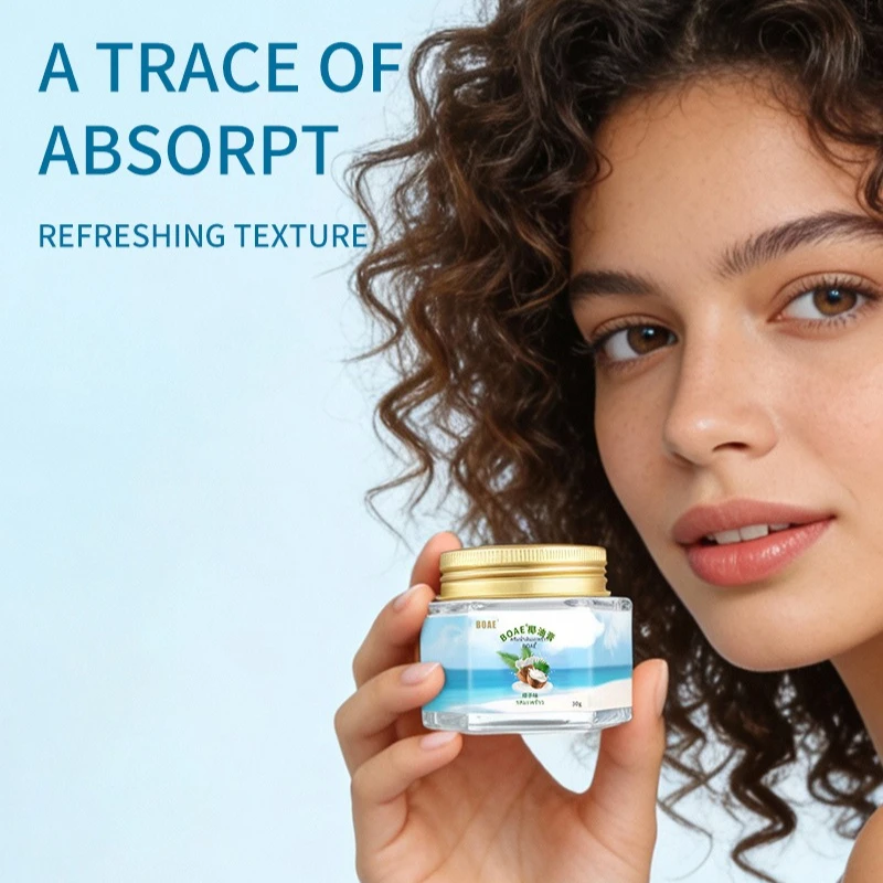 Coconut Oil Repair Hydrating Body Cream Face Moisturizer Protects Against Dry Cracked Skin Nourishes Soothes Dryness for Hands