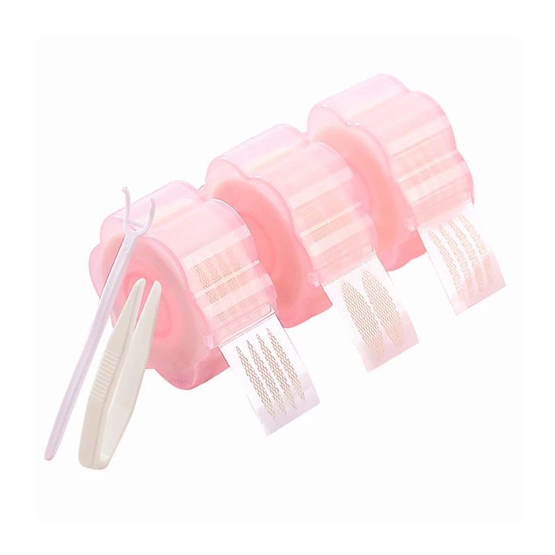 เทปกาวติดตา 360 ชิ้น สีใส เทาเบจ ลายเส้น ช่วยให้ตาโตขึ้น มองไม่เห็นรอยต่อ ใช้สำหรับแต่งตา ช่วยให้ตาดูสวย