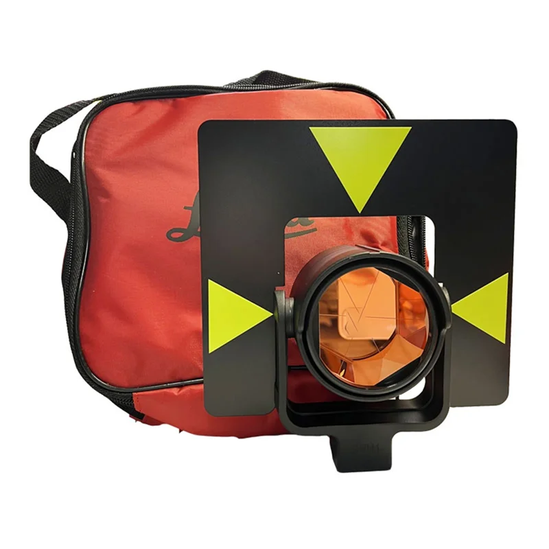 ABMR-GPH1 GPR1 منشور واحد لمحطات إجمالية من النوع السويسري ثابتة 0 مم جميع المعادن مع أدوات مسح الأكياس الناعمة