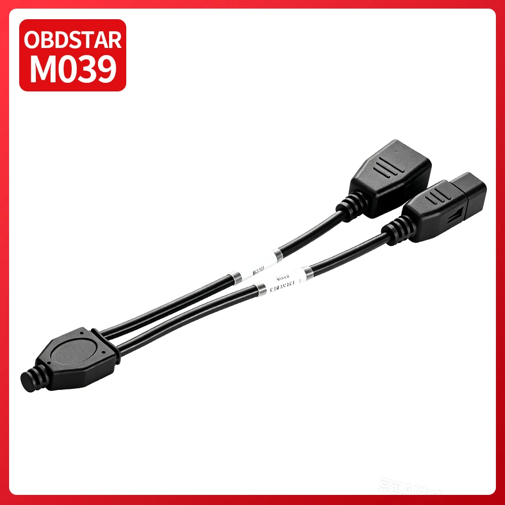OBDSTAR M039 Cable for KAWASAKI 1 for KAWASAKI 2 for OBDSTAR ISCAN Motorcycle Marine Diagnostic Series Y-Split Connection Wire