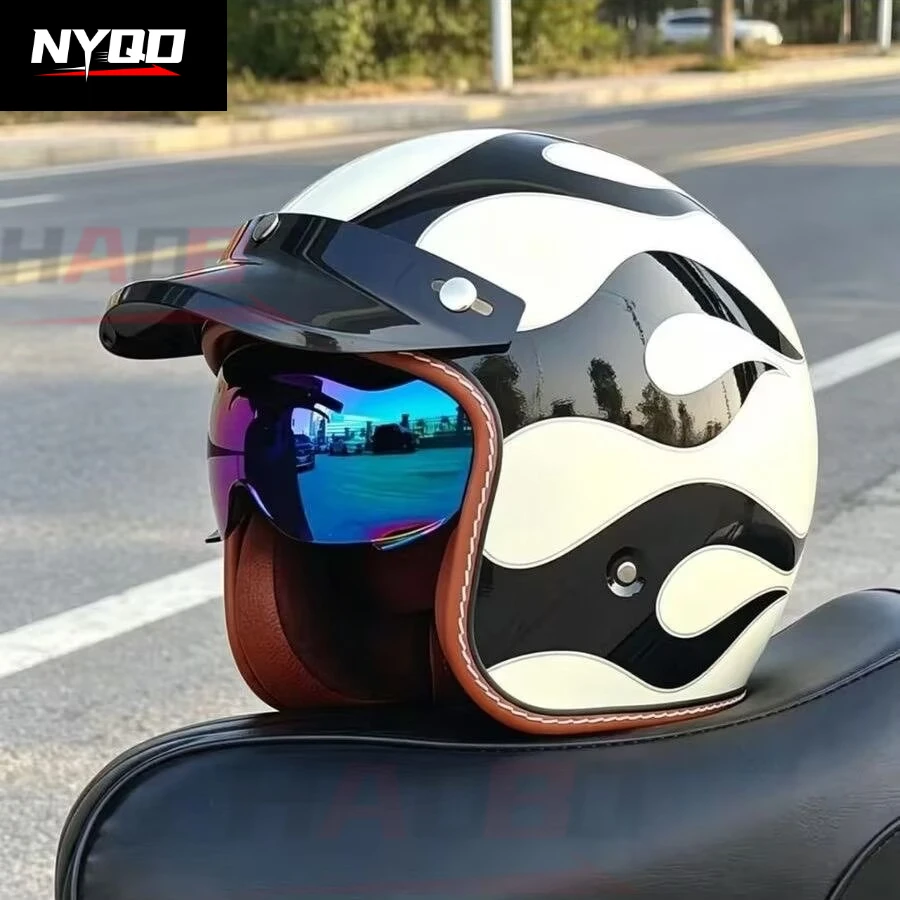 retro-three-quarters-helmet-motorcycle-helmet-motorcycle-brigade-equipped-with-cruise-pedal-dot-certification-cascos-para-moto