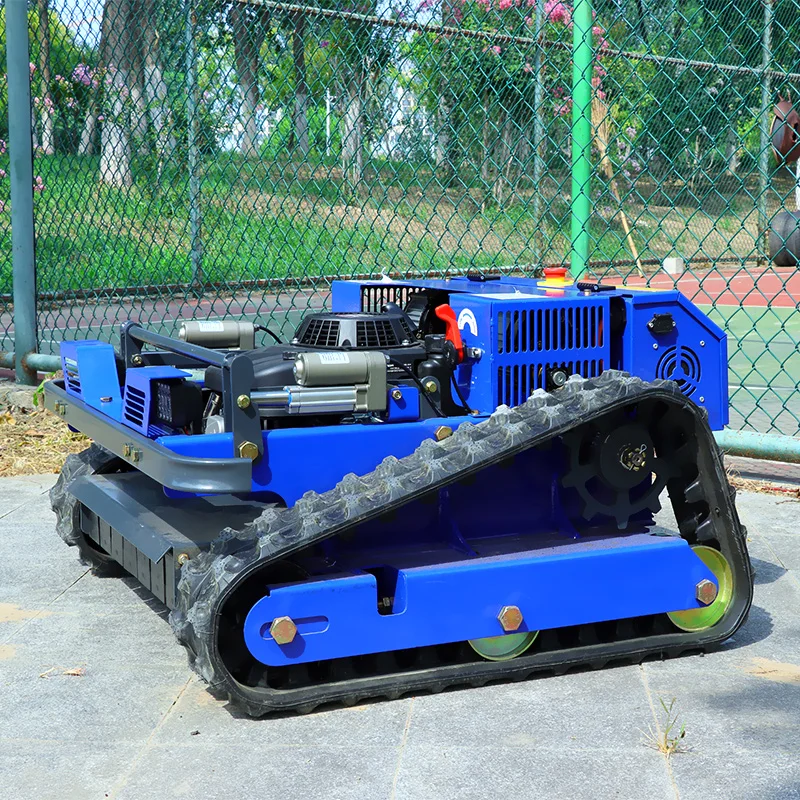 カスタマイズされたリモコン式ガーデンクローラー芝刈り機、斜面および荒地用芝刈り機、小型芝刈り機
