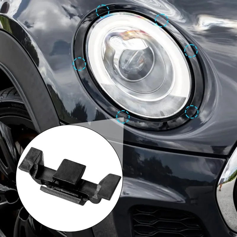 12PCS Headlight Fixing Buckle 51132752145 for BMW Mini R55 R56 R57 R58 R59 R60 F56 for Cooper 2007-18 for Countryman 11-18