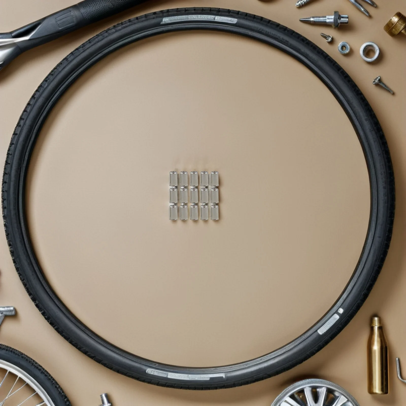 100Pcs Bike Brake Ends Caps Gear Crimps Tip Ferrule Durable Practical Replacement Bike Brake Ends Caps Gear Crimps Tip Ferrule