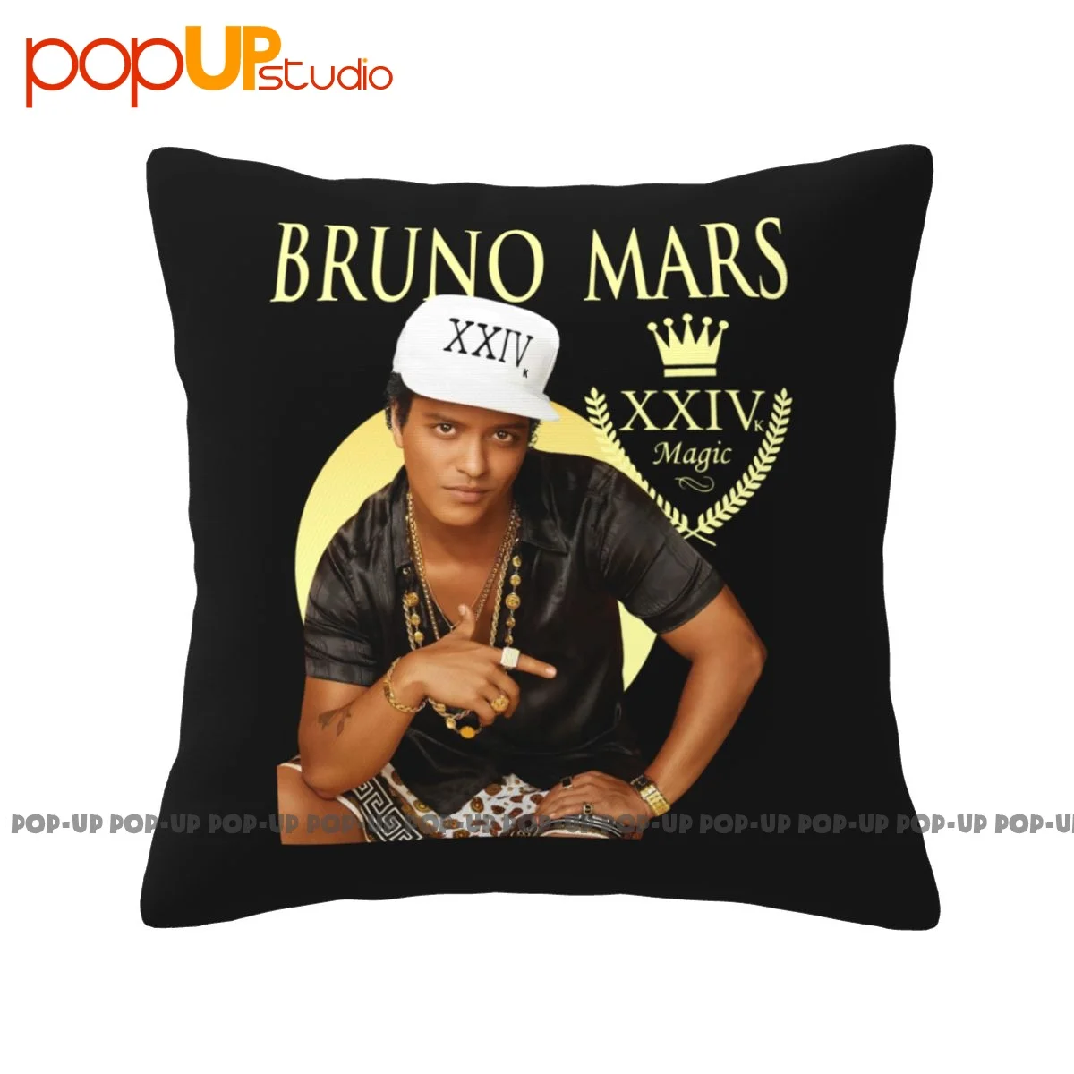 Winter Bruno Mars Lover Pillowcase Throw Pillow Cover Healthy Thickened Brief Style