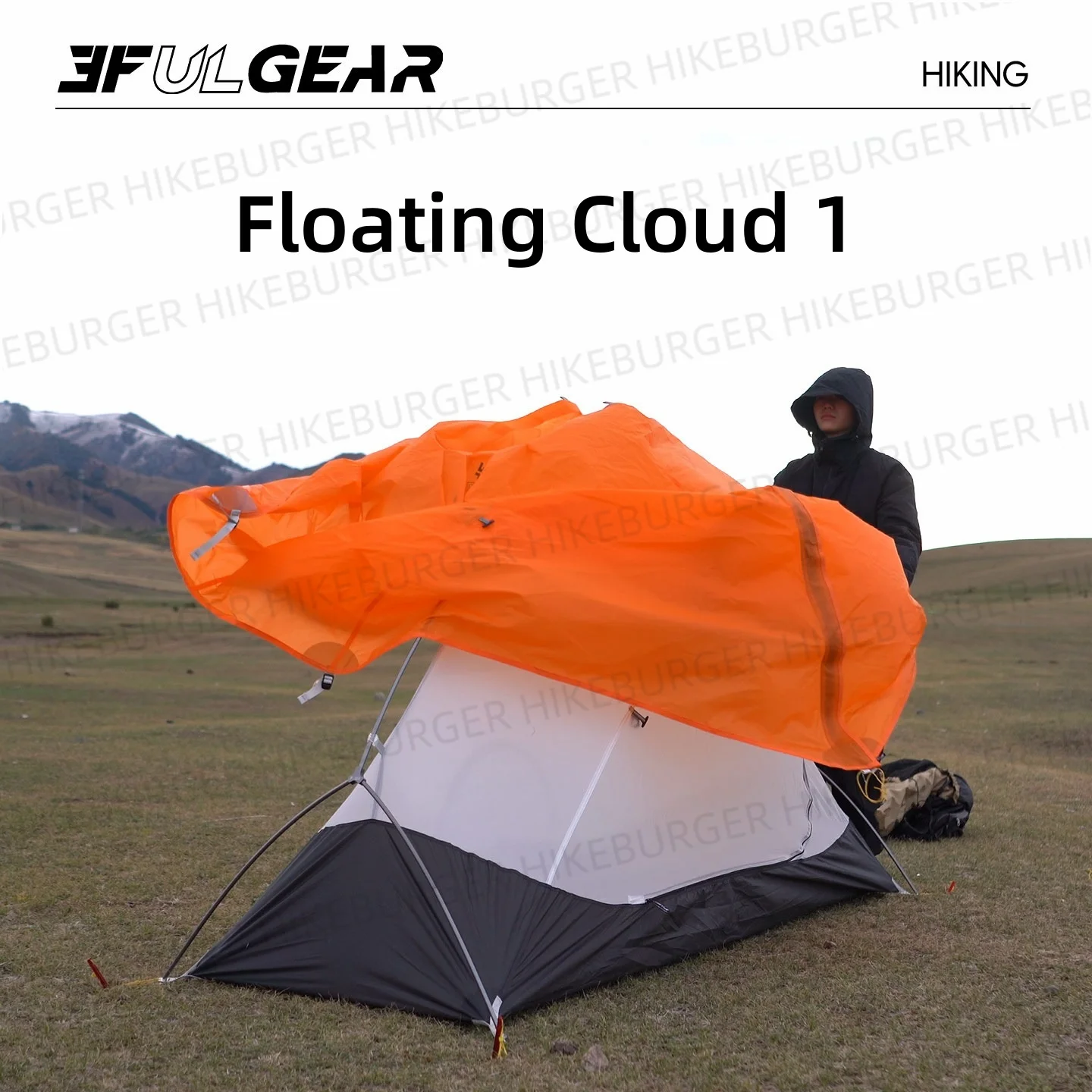 3F UL Gear Floating Cloud 1 Ultralight 3 4 Season Outdoor Camping Tent Waterproof Windproof Hiking Double Layer Tents