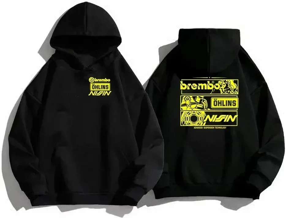 2024 Men's Hoodie Ohlins Sports Racing Top Ohlins RXF34 M.2 Men's Hoodie Printed Comfortable Hoodie