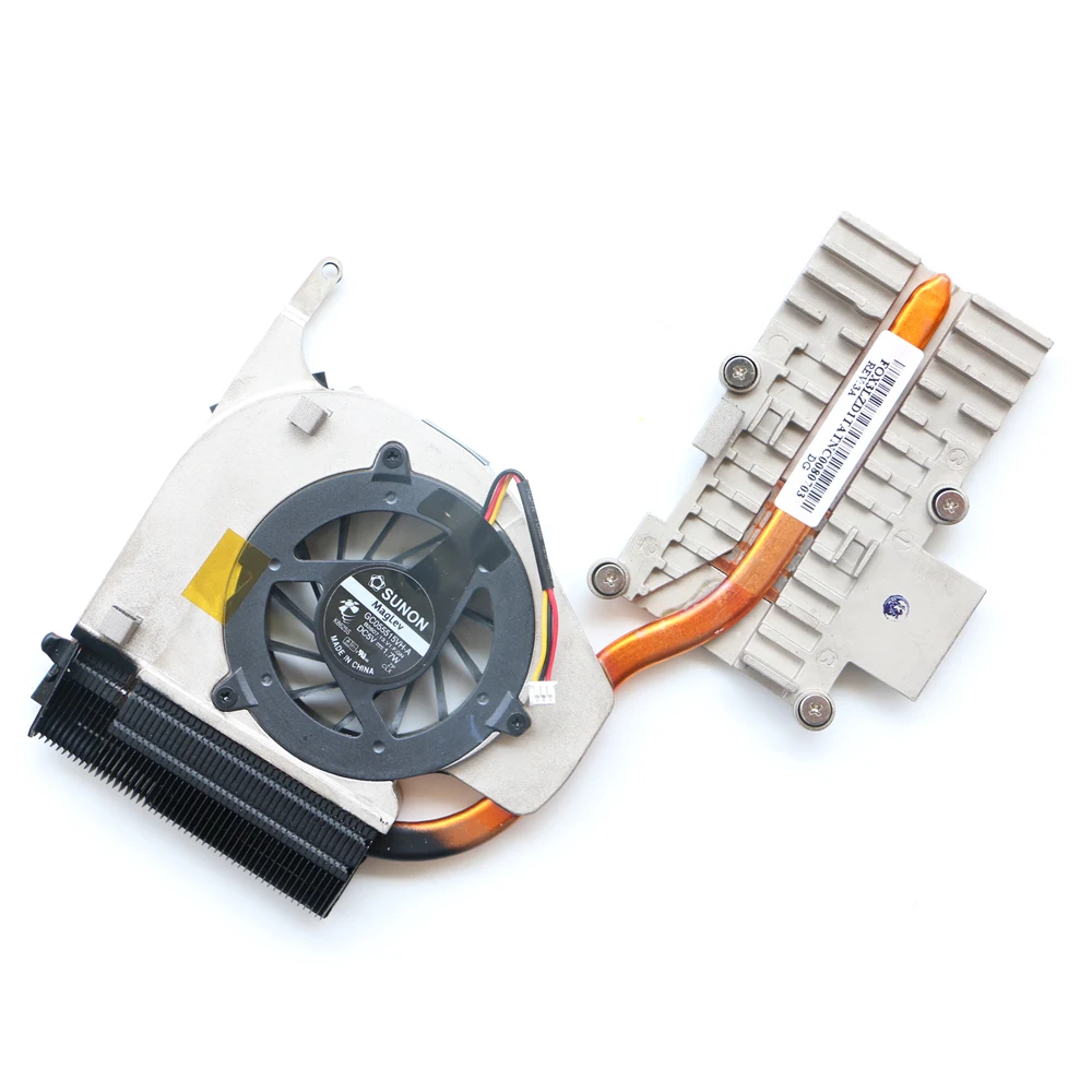 مروحة وحدة المعالجة المركزية للكمبيوتر المحمول لشركة أيسر أسباير 5920 UMA وحدة المعالجة المركزية مروحة التبريد مع غرفة التبريد