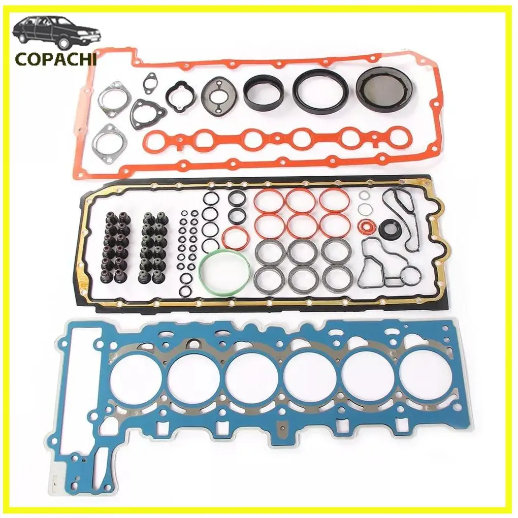 

Car N52B25 Engine Overhaul Gasket Seals Set 11127555310 11127581215 For BMW 323i 325i 523i 525i X1 X3 Z4 E90 E60 E83 E84 E89