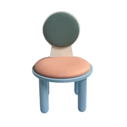 Silla de estilo moderno para niños, asiento infantil, muebles