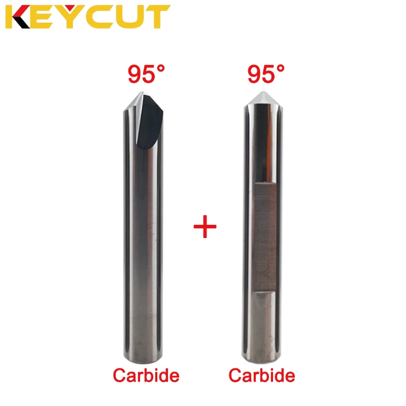 수동 키 복제 기계용 딤플 커터, 자물쇠 세공 도구, 80 ° 90 ° 95 ° 100 ° 105 ° 포인트