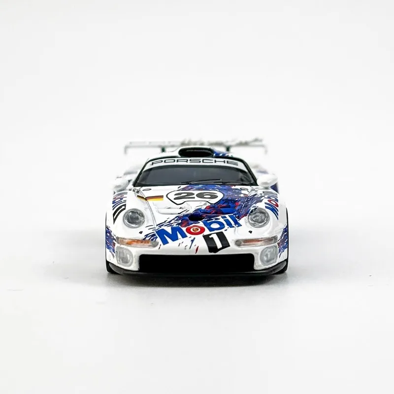 Sparky & Tiny 1/64 Porsche 911 GT1 1996 ล้อแม็กของเล่นมอเตอร์รถDiecastโลหะรุ่น